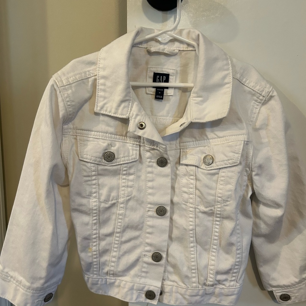 EUC White Denim Jacket